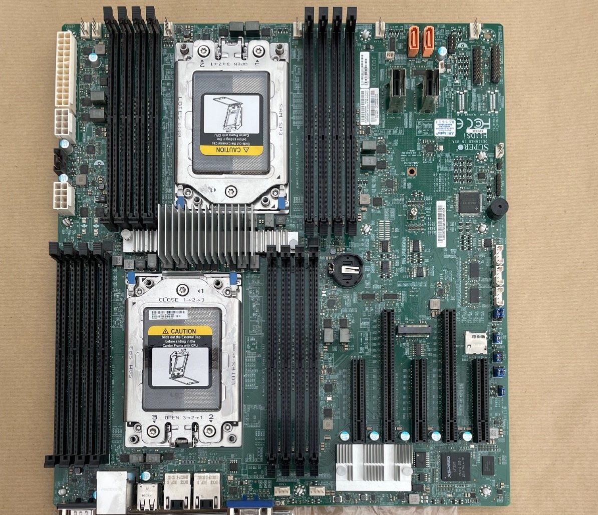 Supermicro Server: Supermicro H11DSi Dual-CPU Server-Mainboard, Defekt, Bastler – Defekt aus Zeiningen von rot_2xls