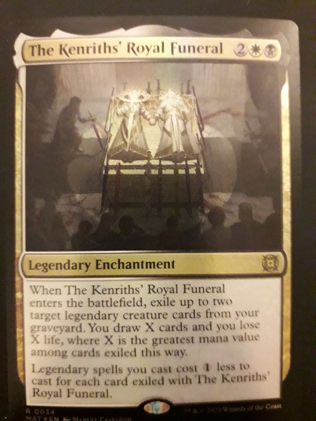 Magic The Gathering Carte collezionabili: MTG - Foil "The kenrith's royal funeral" – Usato da Lausanne venduto da and_n6mz