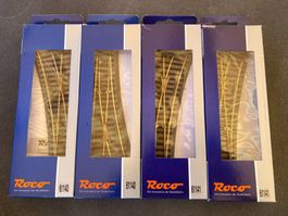 ROCO 61140 / 61141 Weichen Modellbahn 4Stk