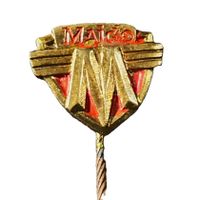 V071 - Alte Anstecknadel Maico Motorrad Logo