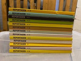 Reportagen. Paket von 13 Magazinen.