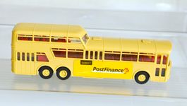 EINMALIG POSTFINANCE SETRABUS  MODELLAUTO1:87