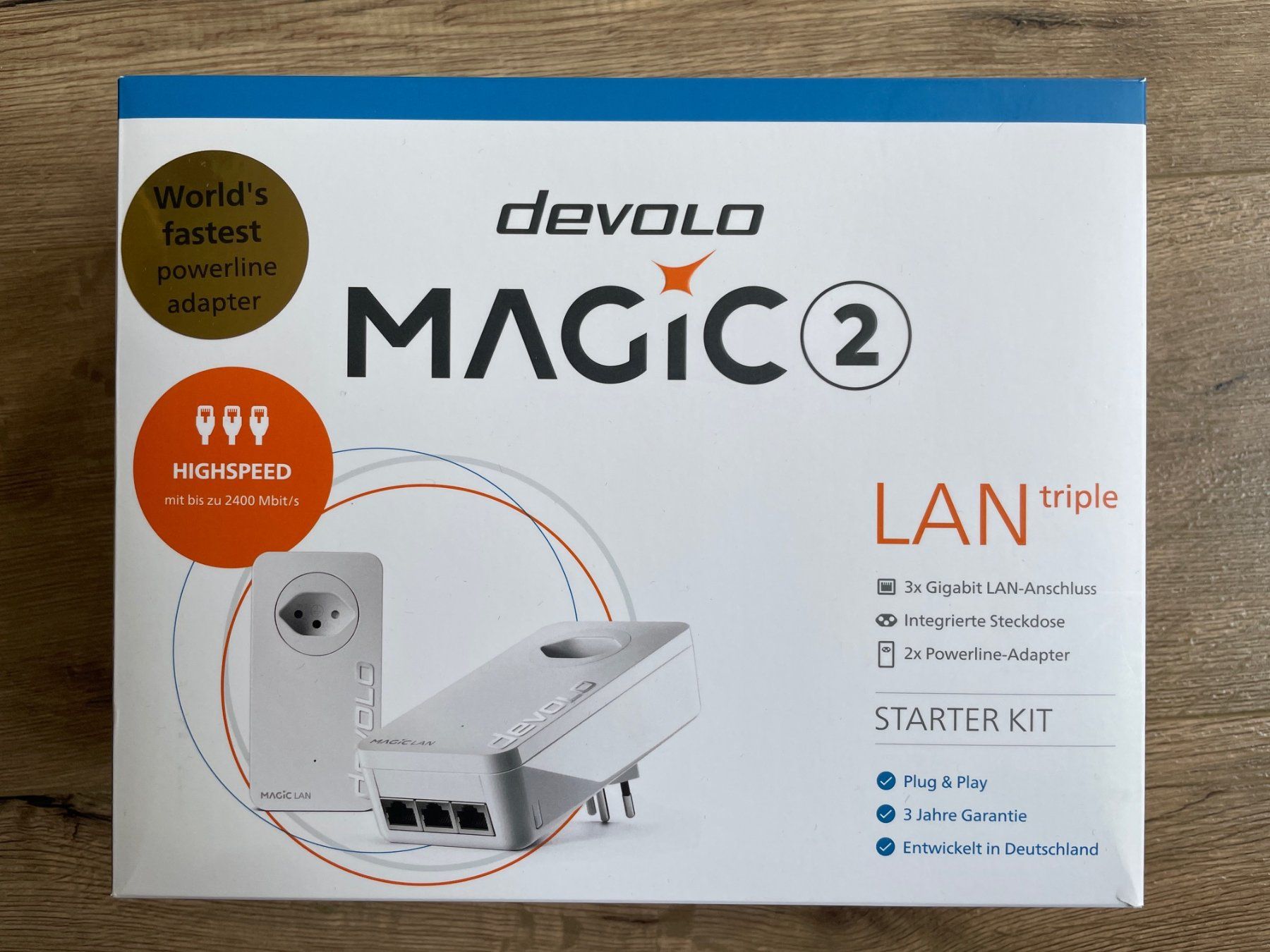 Devolo Laufwerke & Adapter: devolo Magic 2 LAN triple Starter Kit – Gebraucht aus St. Gallen von Cosmo4 2