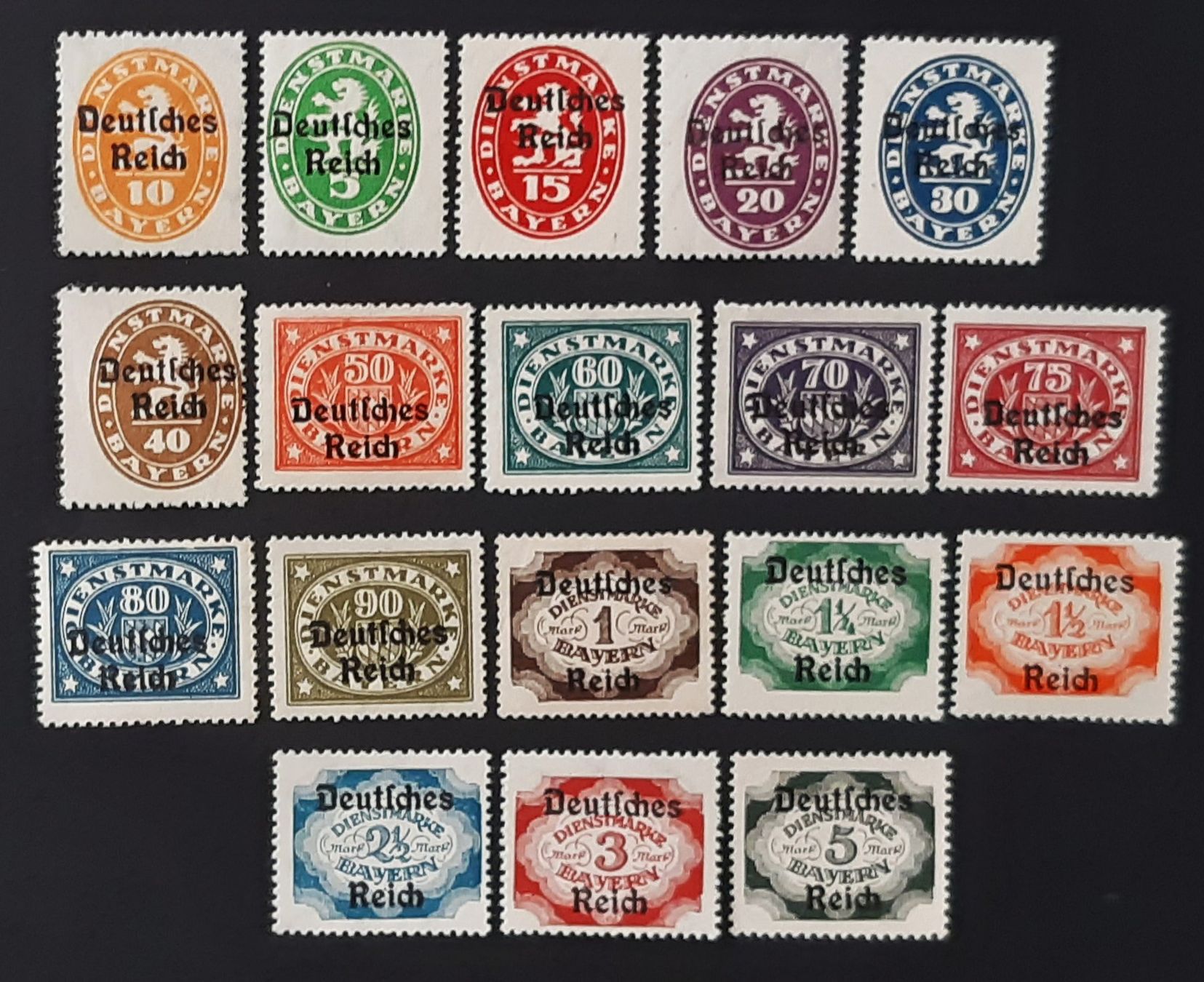 Tutti i francobolli: Deutsches Reich Dienstmarken 1920** – Nuovo (secondo la descrizione) da Ebikon venduto da smartbox