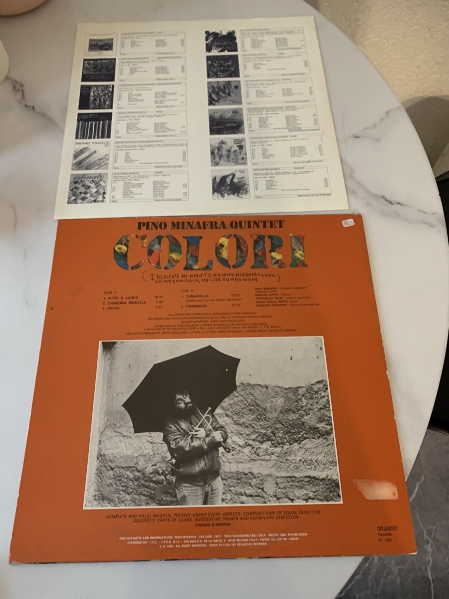 Schallplatten: Pino Minafra/Colori – Gebraucht aus lausanne von Ccheche 3