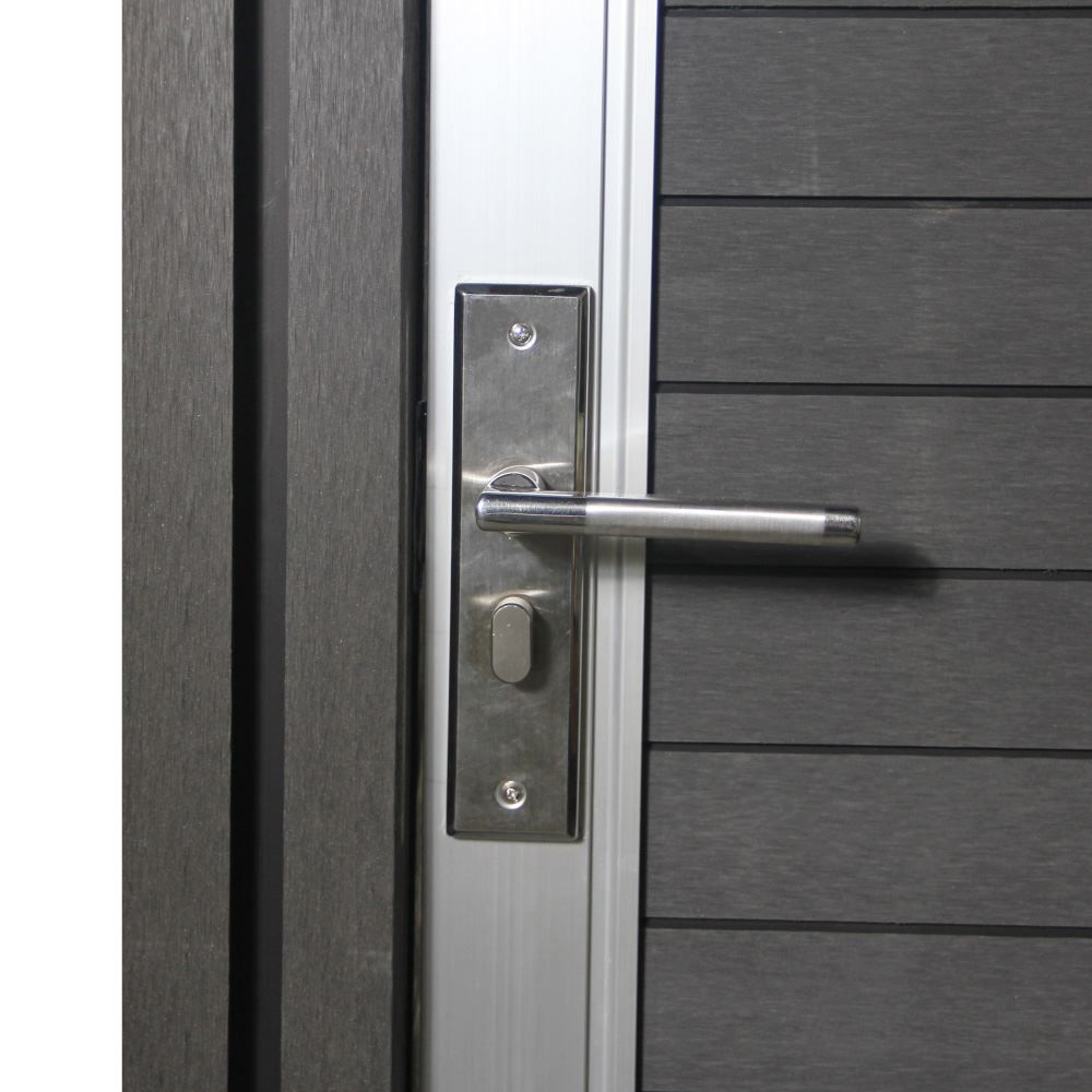 Porte: 20644 - WPC Gartentor CATOR Anthrazit Sichtschutzzaun Tor – Nuovo e nell'imballaggio originale da Wallenwil venduto da toesstal-vertrieb 3