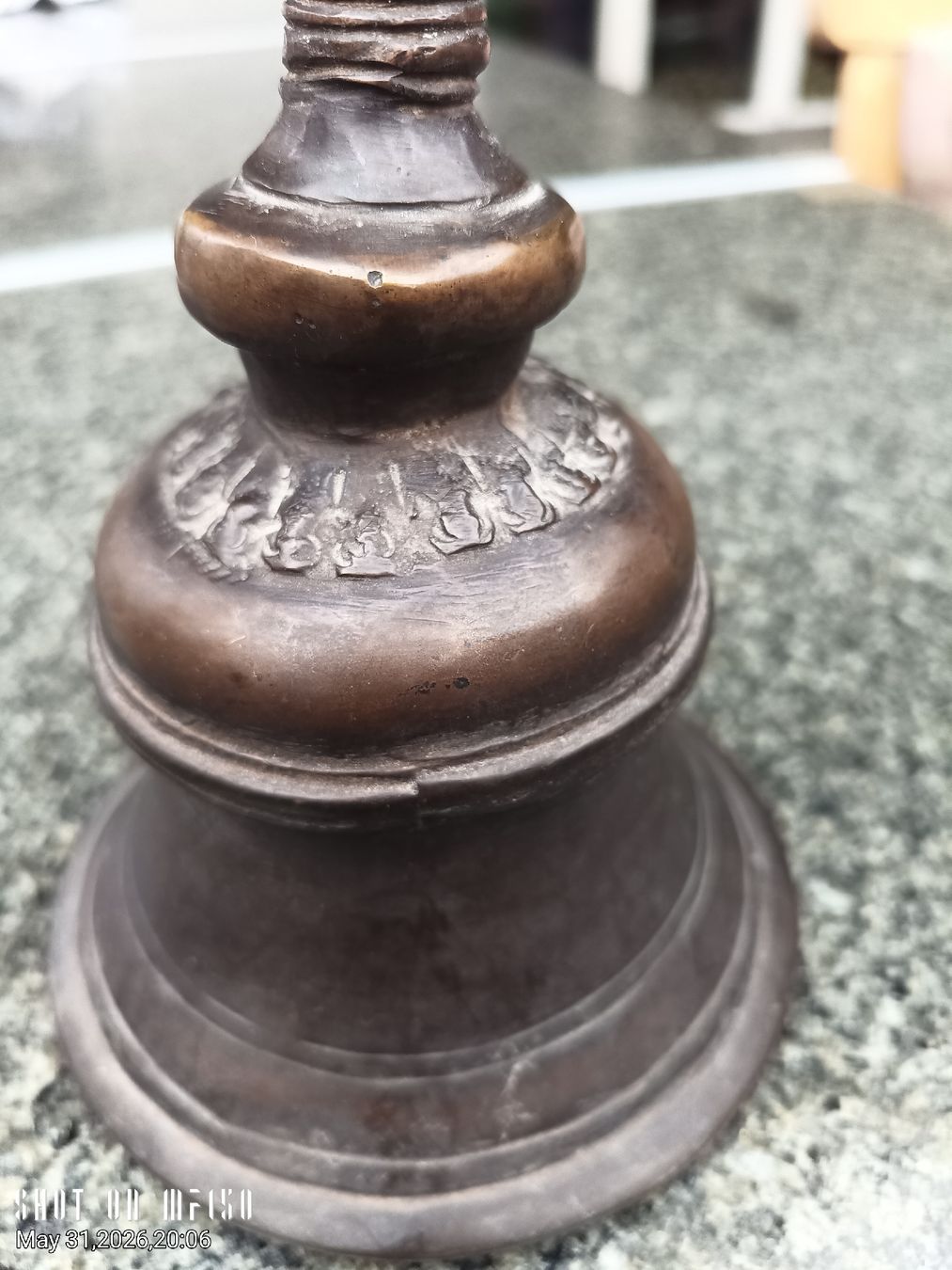 Campanacci mucche: Seltene rituelle Tempelglocke Handarbeit Messing – Usato da Sarmenstorf venduto da bw68 5