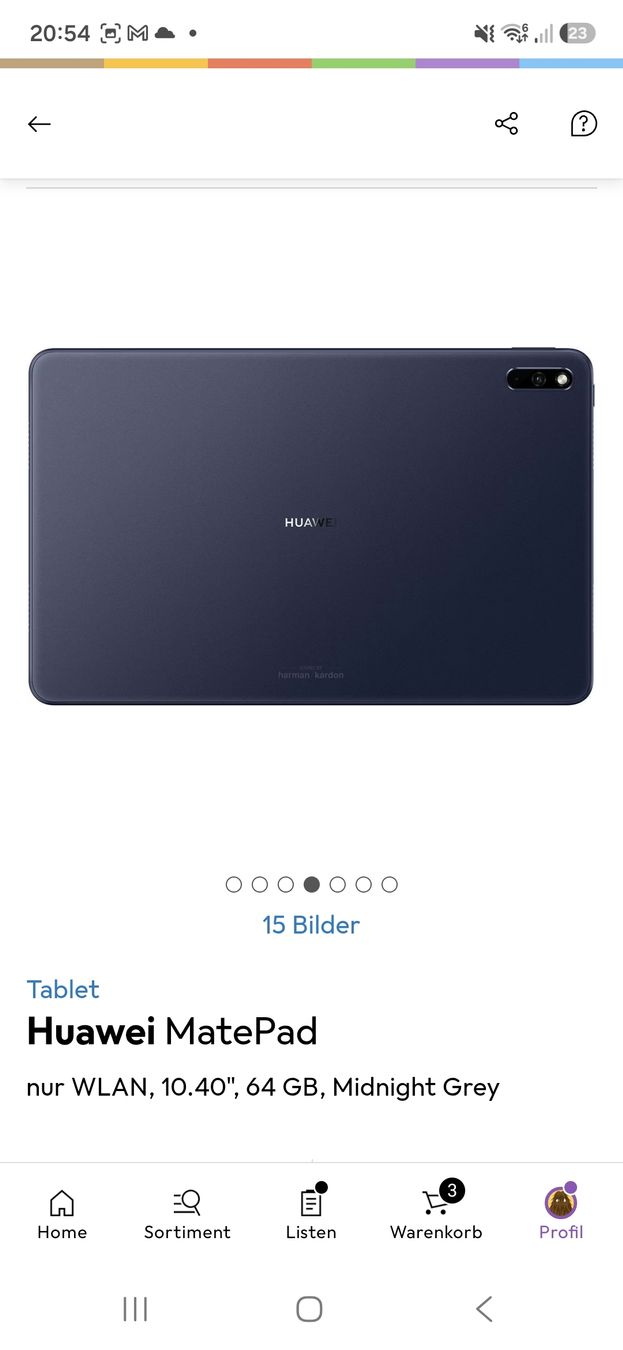 Huawei Tablet PC: Tablet Huawei MatePad 10.4 – Gebraucht aus Mamishaus von Salima
