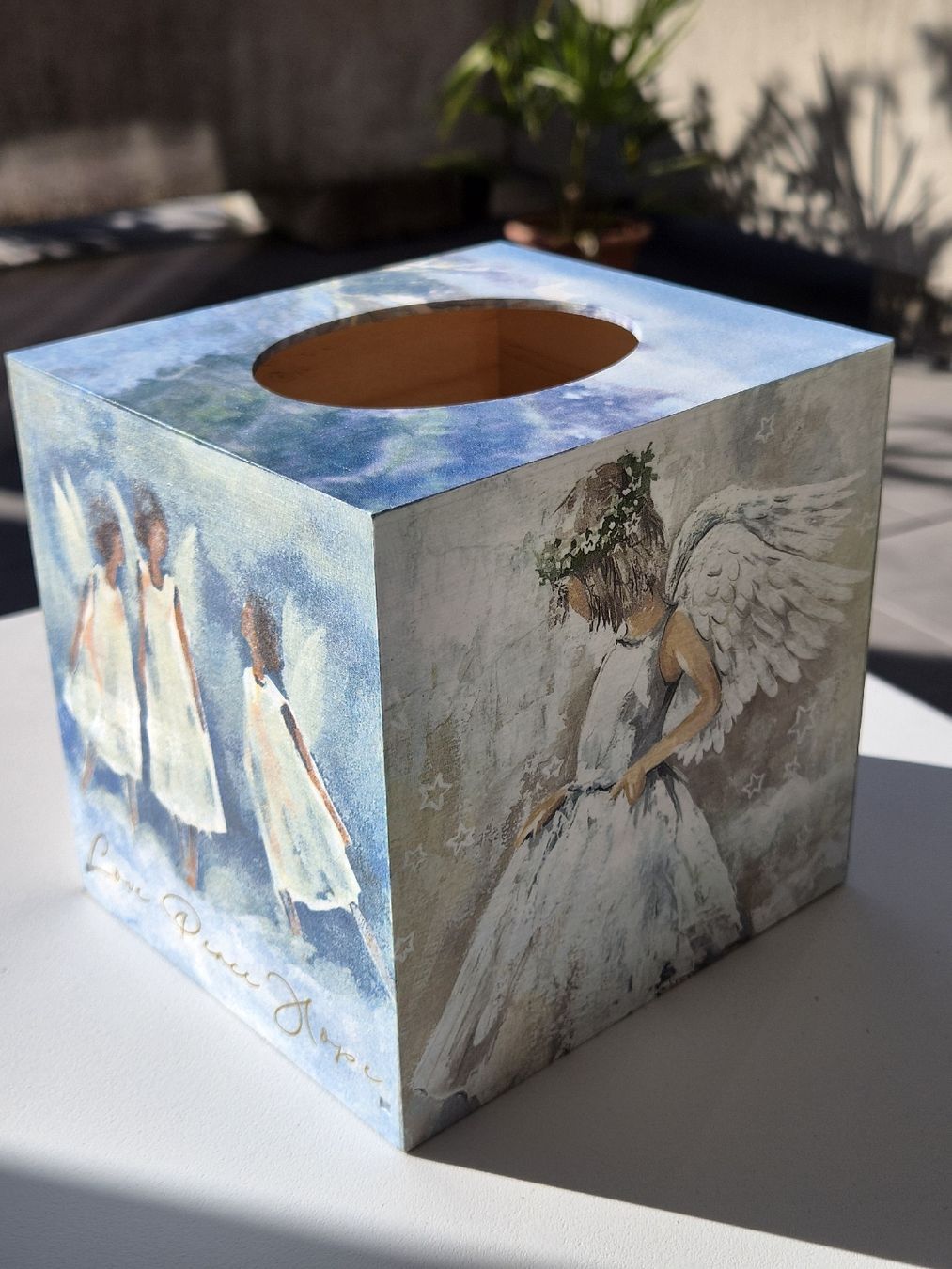 Altro in Decorazioni & Accessori: Tolle Taschentuch Box mit Engeln – Nuovo e nell'imballaggio originale da Kollbrunn venduto da Bilby02