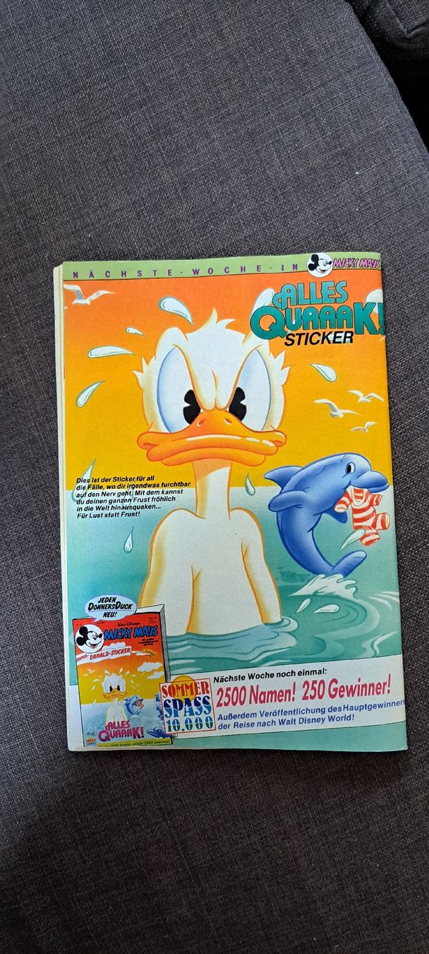 Comics: Micky Maus Heft, Nr. 31, 27.7.1989, Disney – Gebraucht aus Kleinlützel von Breizh_kalon 7