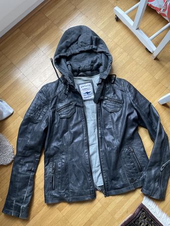 Lederjacke Gr 40 Kangaroos