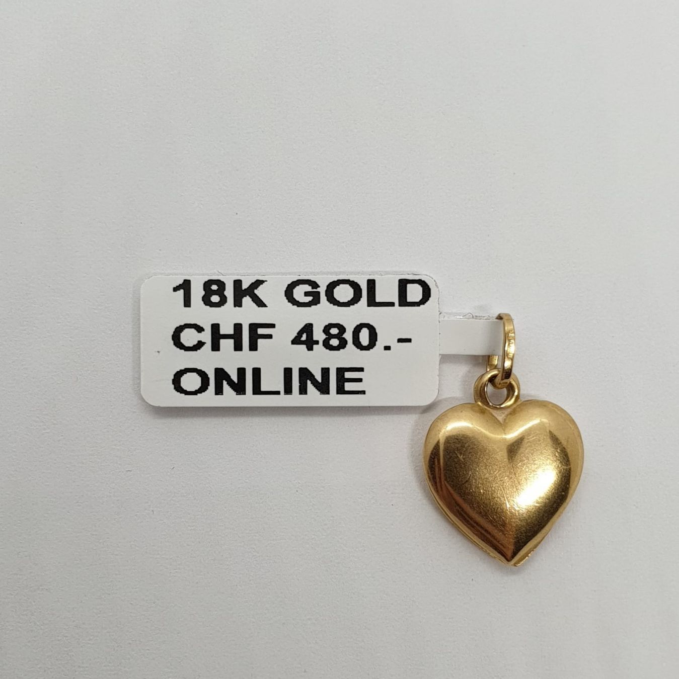 Ciondoli: Echt 18K Gold - Herz Anhänger – Usato da Luzern venduto da Goldhaus-Luzern 2