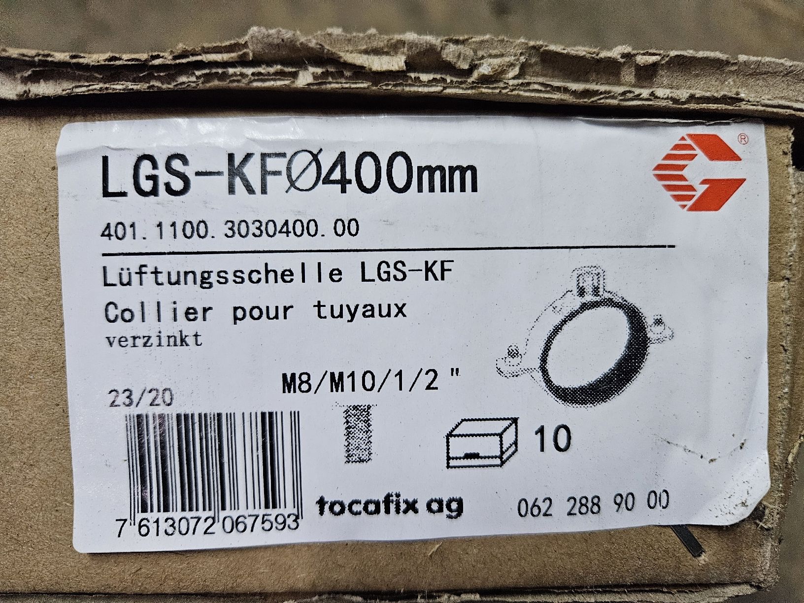 Ferramenta: Lüftungsschelle – Nuovo (secondo la descrizione) da Fischenthal venduto da KevinE01 1