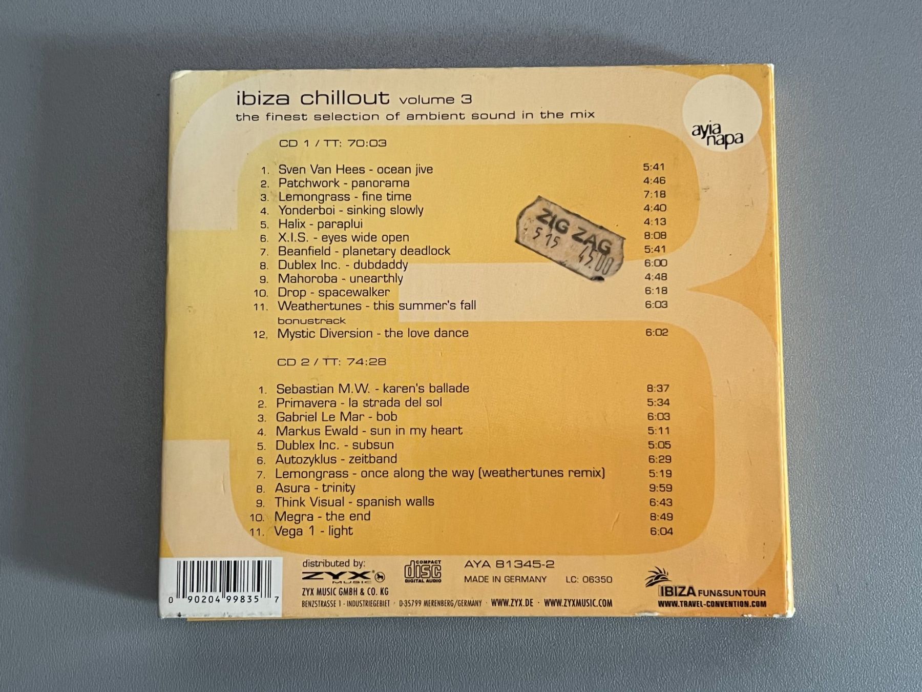 CD: Ibiza Chill Out Vol. 3  (2CD) – Usato da Rivera venduto da poweradem05 1