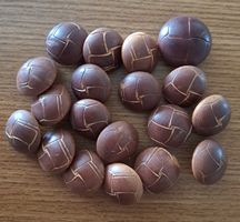 Superbe Lot de 19 boutons vintage en bakélite 