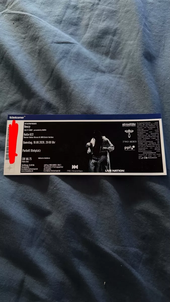 Tickets: Reezy Ticket – Neu und originalverpackt aus Turgi von Alina1