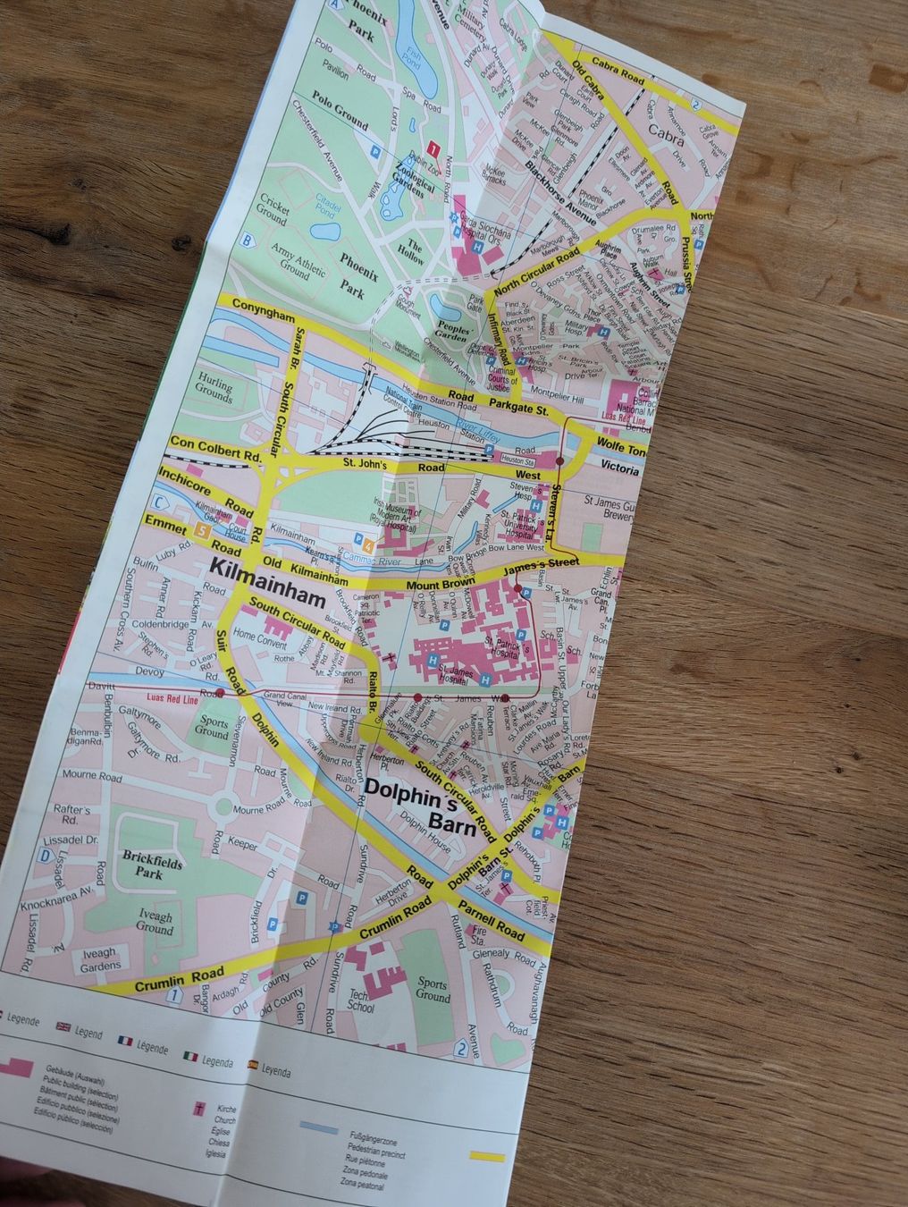 Cartine & Atlanti: Stadtkarte DUBLIN 1:10'000 – Usato da Lanzenhaeusern venduto da Schimpanse09 2
