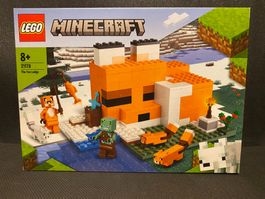LEGO Minecraft 21178 Die Fuchshütte NEU & OVP