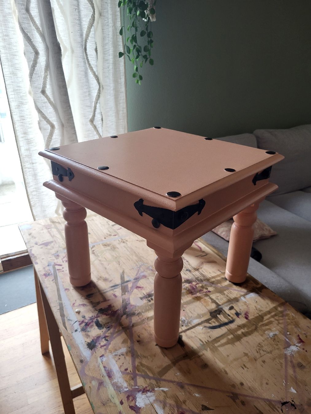 Tavoli: Mini table en bois massif rénovée – Usato da Geneve venduto da Mk.i 1