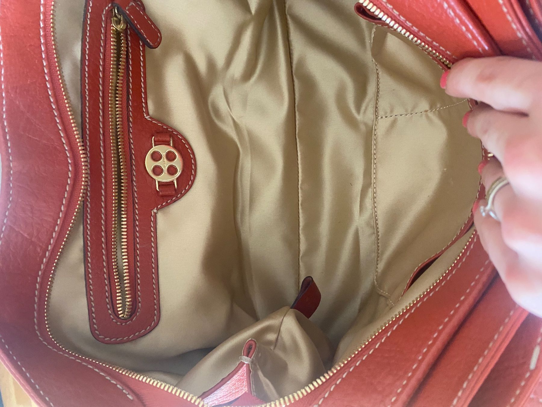 Borse da donna: Leder Tasche Rena Lange Orange – Nuovo (secondo la descrizione) da Schmiedrued venduto da visagistinalisha 3
