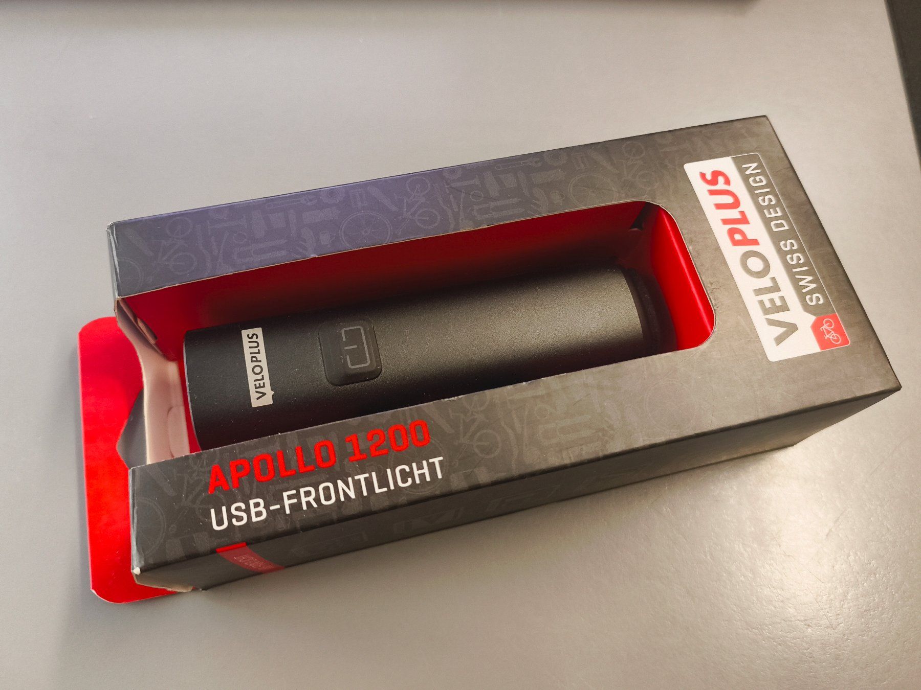 Veloplus Pièces détachées: VELOPLUS Apollo 1200 USB-Frontlicht – Neuf avec emballage d'origine à Luzern par Sgallego 1