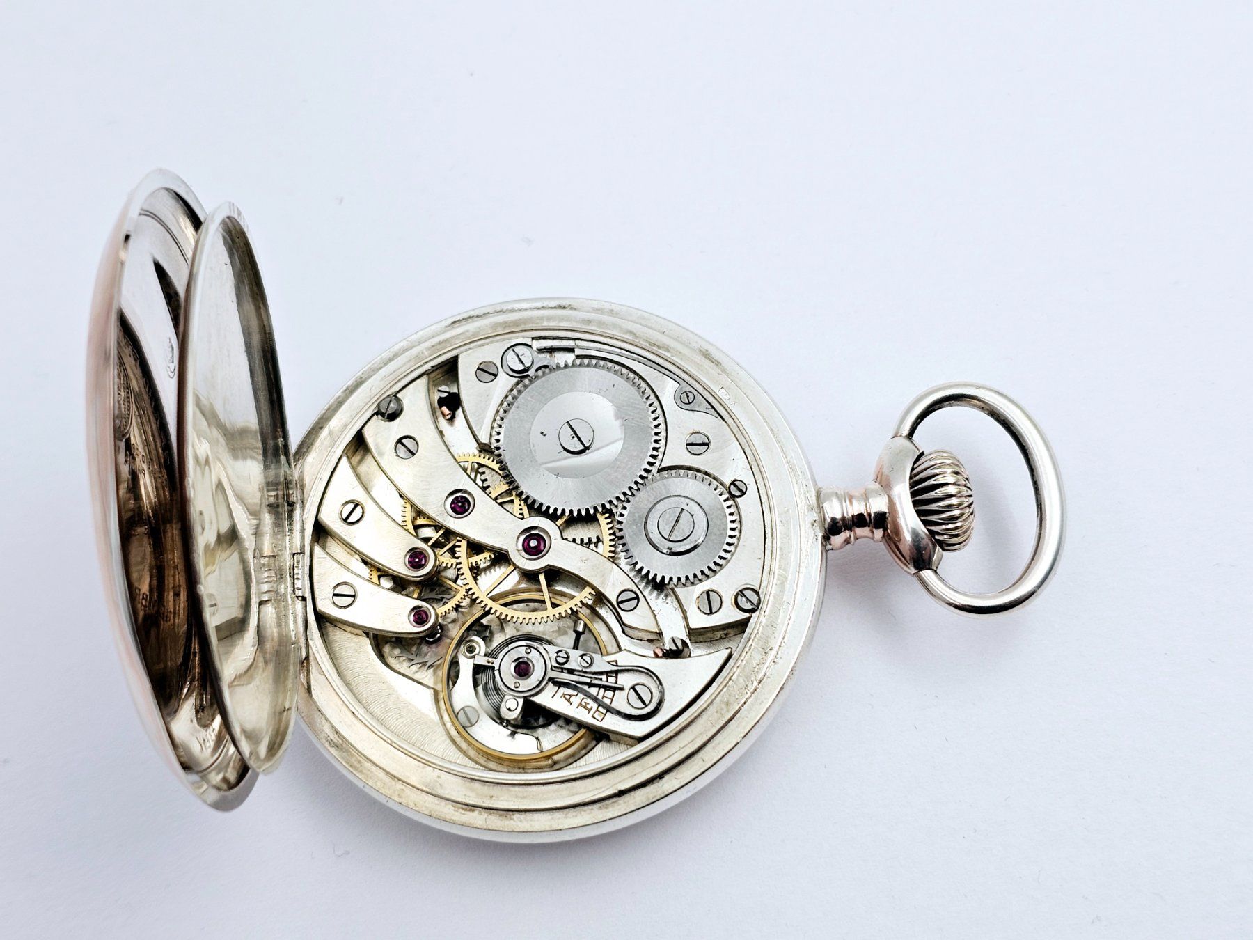 Orologi: Antike Taschenuhr 800 Silber – Usato da Bassersdorf venduto da AnkerWatch 4
