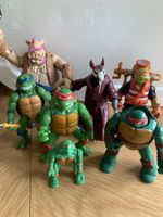 7x vintage "Ninja Turtles" Figuren( Playmates 90's etc.