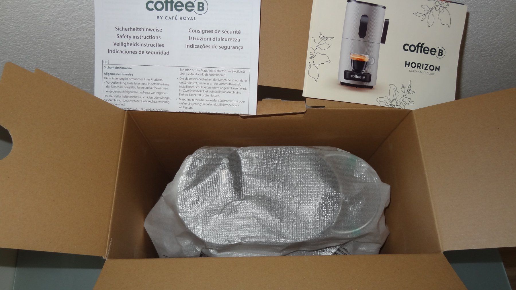 Coffee B Macchine per caffè & Macchine per espresso: Coffee B Horizon kein Kapsel System – Nuovo e nell'imballaggio originale da Winterthur venduto da Blueedition 2