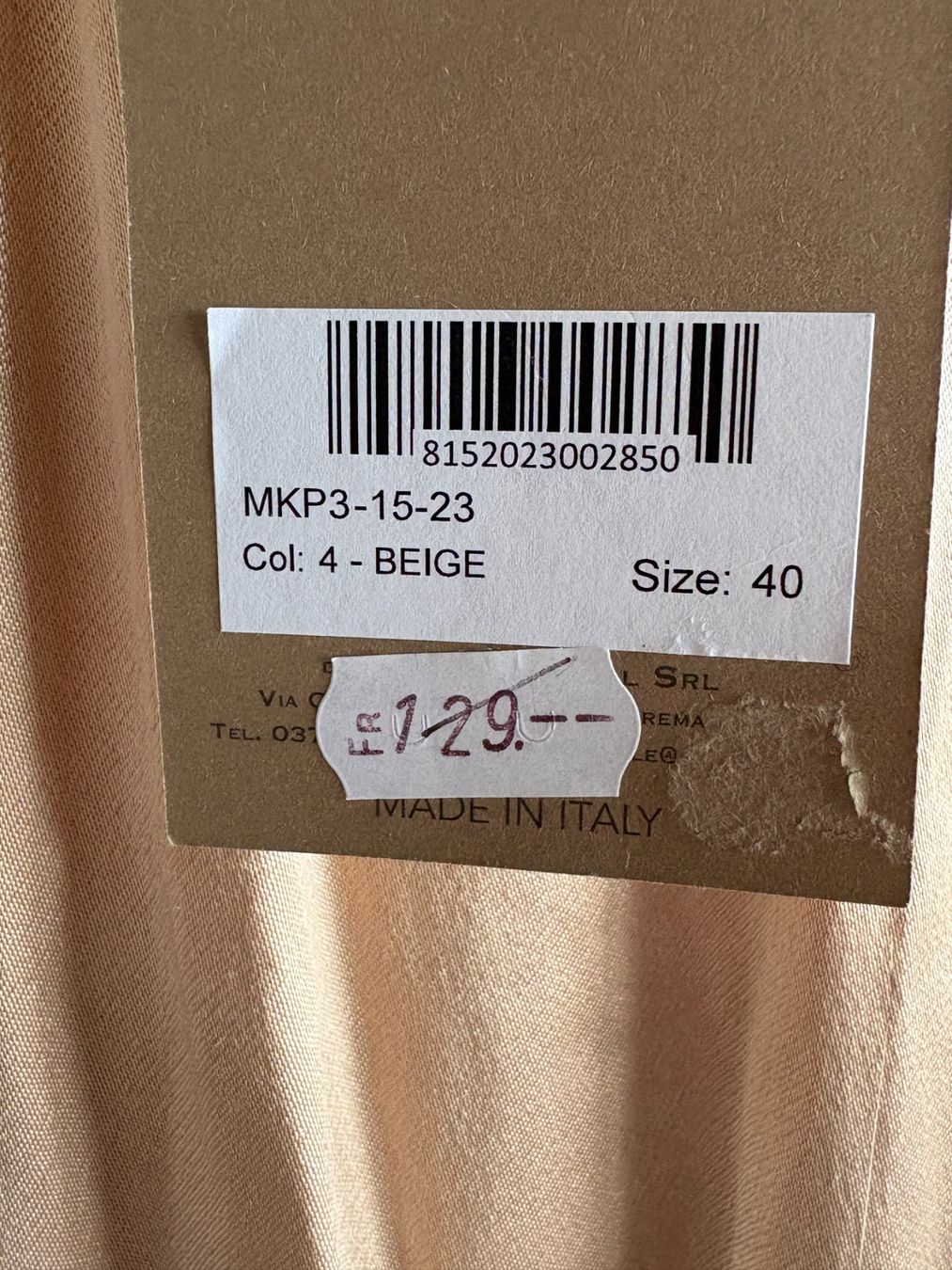 Vestiti: Kleid moki b, beige – Nuovo e nell'imballaggio originale da Contra venduto da Oly_93 7