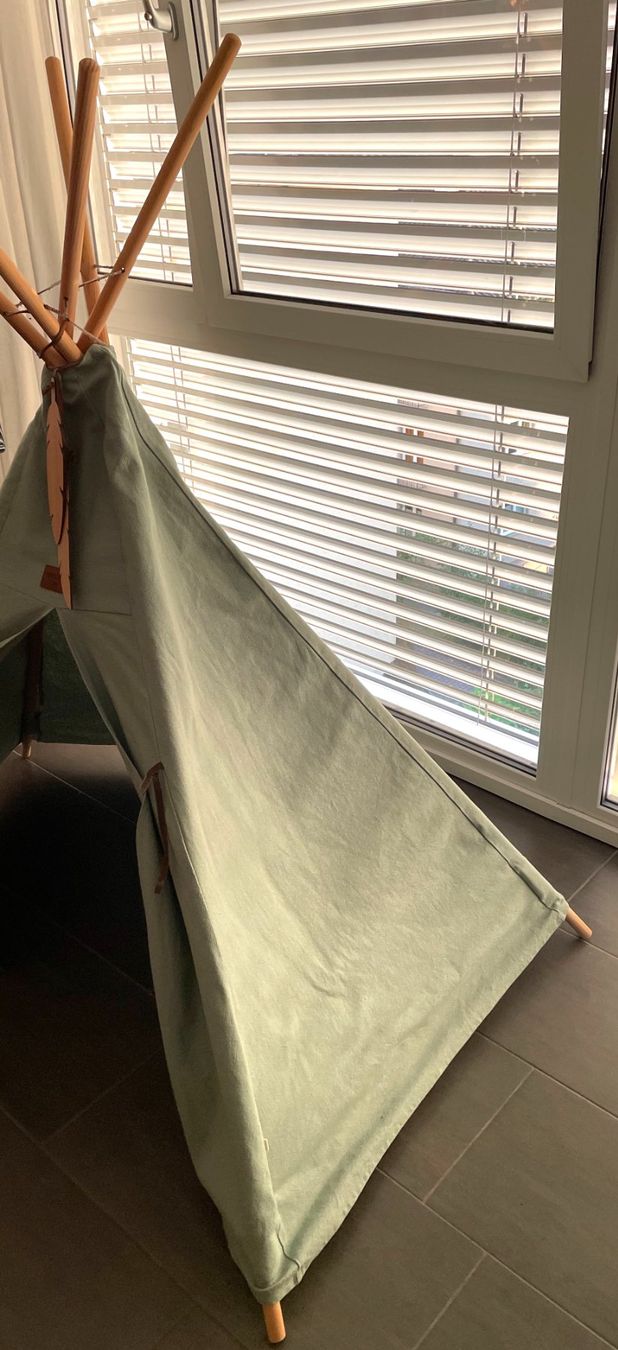 Alri letti & mobili per bambini: Kinderzelt/Kinder Tipi-Zelt, OEKO-TEX Bio-Baumwolle – Usato da Küsnacht ZH venduto da ast_26yp 2