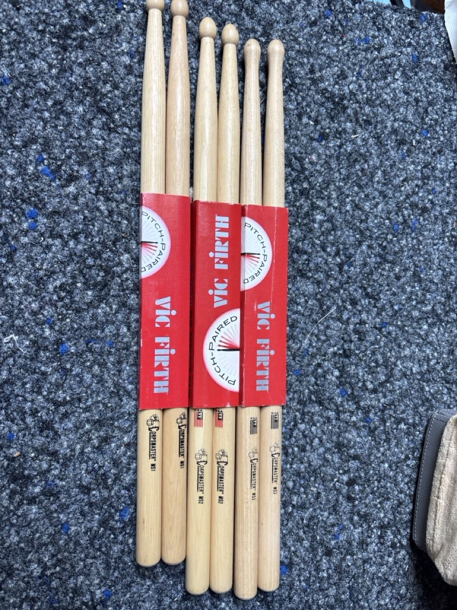 Strumenti musicali: 3 Paar Marchingsticks Corpsmaster MS1 MS2 MS3 – Nuovo (secondo la descrizione) da Frümsen venduto da dbxdoh