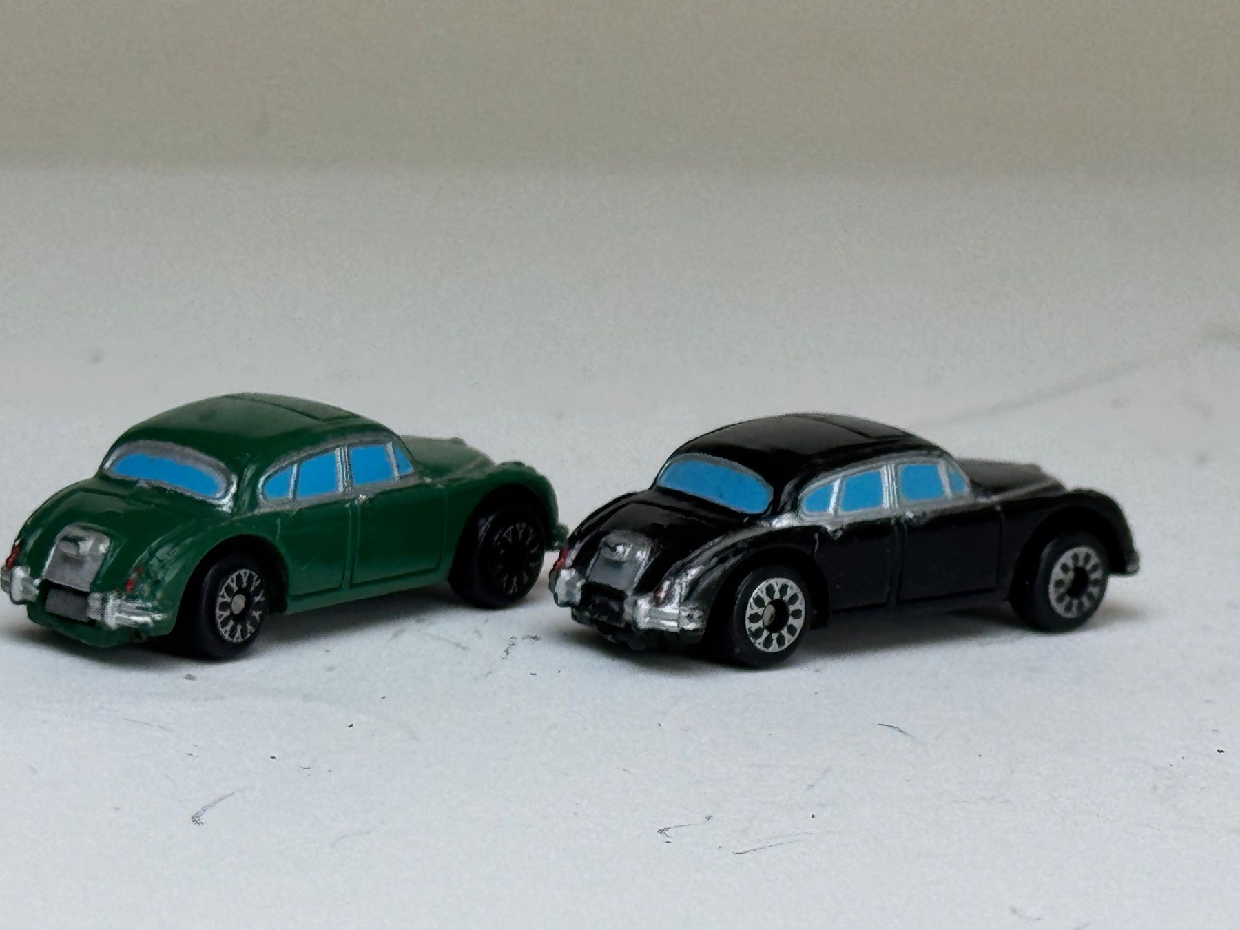 Jaguar Modellini d'auto: GB5- 2 Jaguar grün schwarz – Usato da Elm venduto da Wikmtz 1