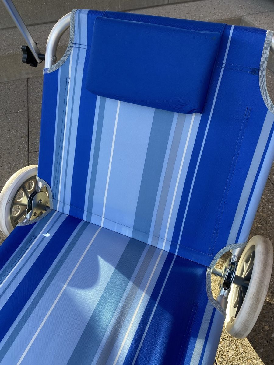 Sedie a sdraio: Strandliege mit Rollen – Usato da Wiesendangen venduto da argon03 3