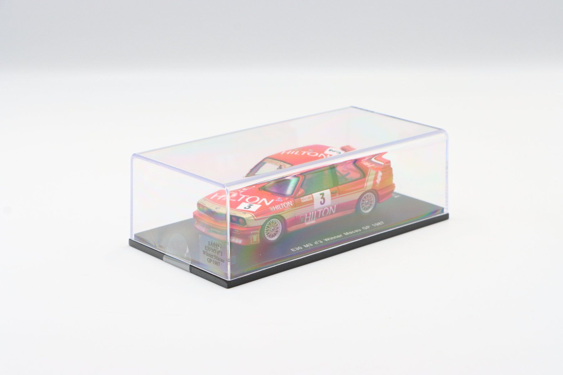 BMW Modellini d'auto: BMW M3 E30 Winner Macau GP 1987 1:43 Spark – Nuovo e nell'imballaggio originale da Bühl b.Aarberg venduto da modelldiecast 3