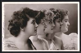Foto-AK NPG Nr. 385 /9: Fünf schöne Fr