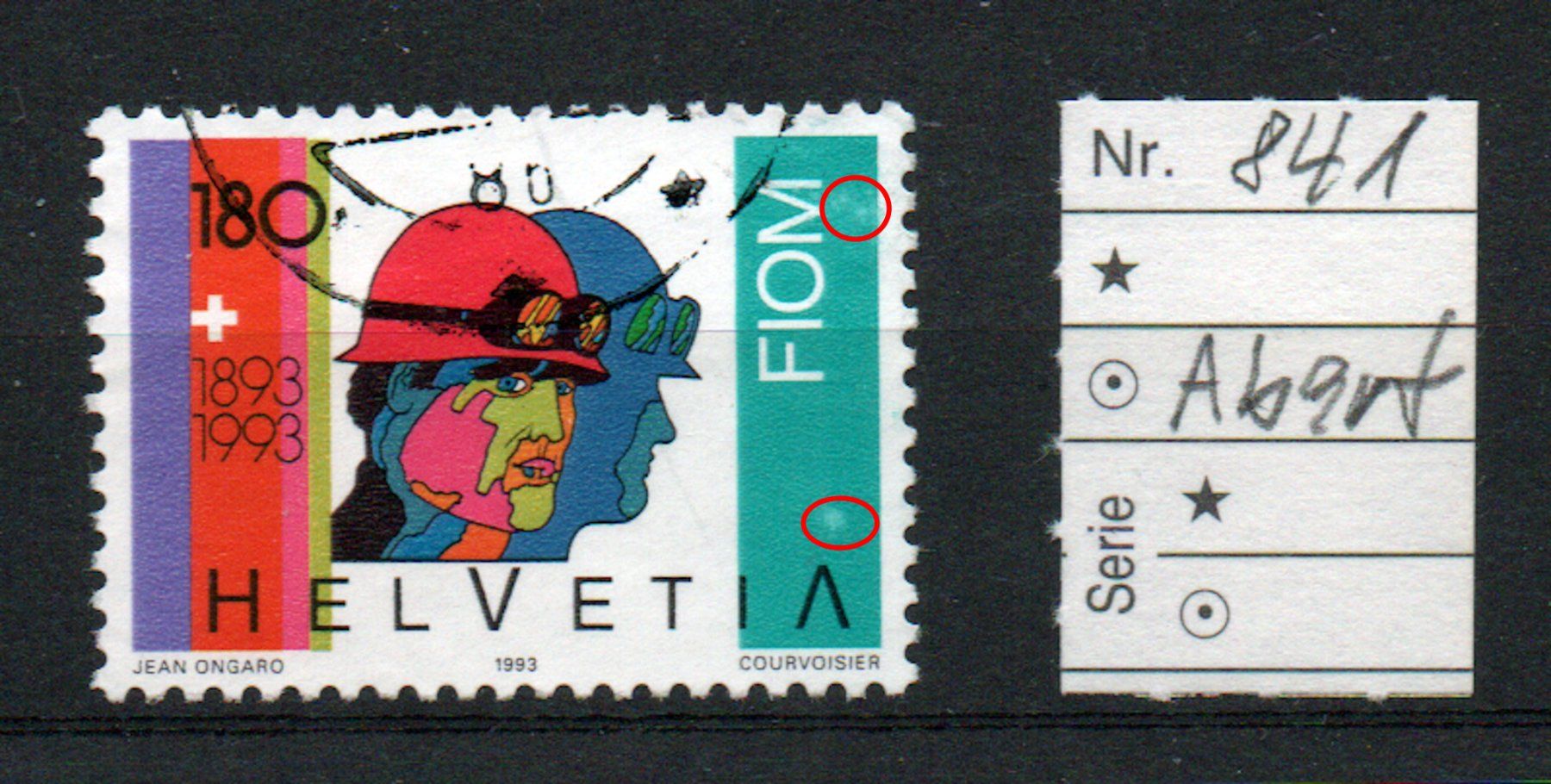 Tous les timbres: CH-841, Abart Putzer o – D'occasion à Ebikon par bowito
