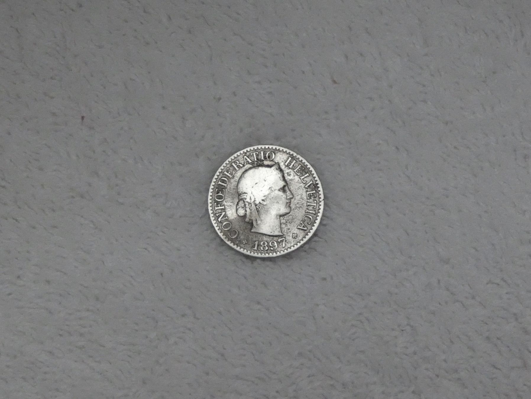 Tutti le monete: 10 centimes/Rappen 1897 – Usato da Nyon venduto da Ilmi09