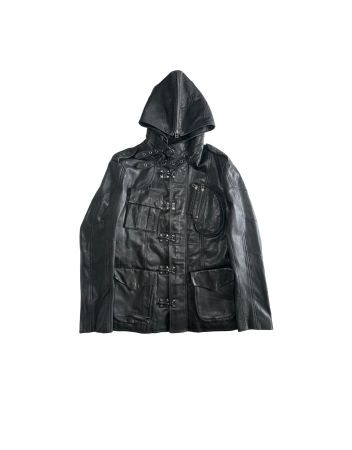 Yasuyuki Ishii AW07 Gasmask Cargo Goat Leather Jacket