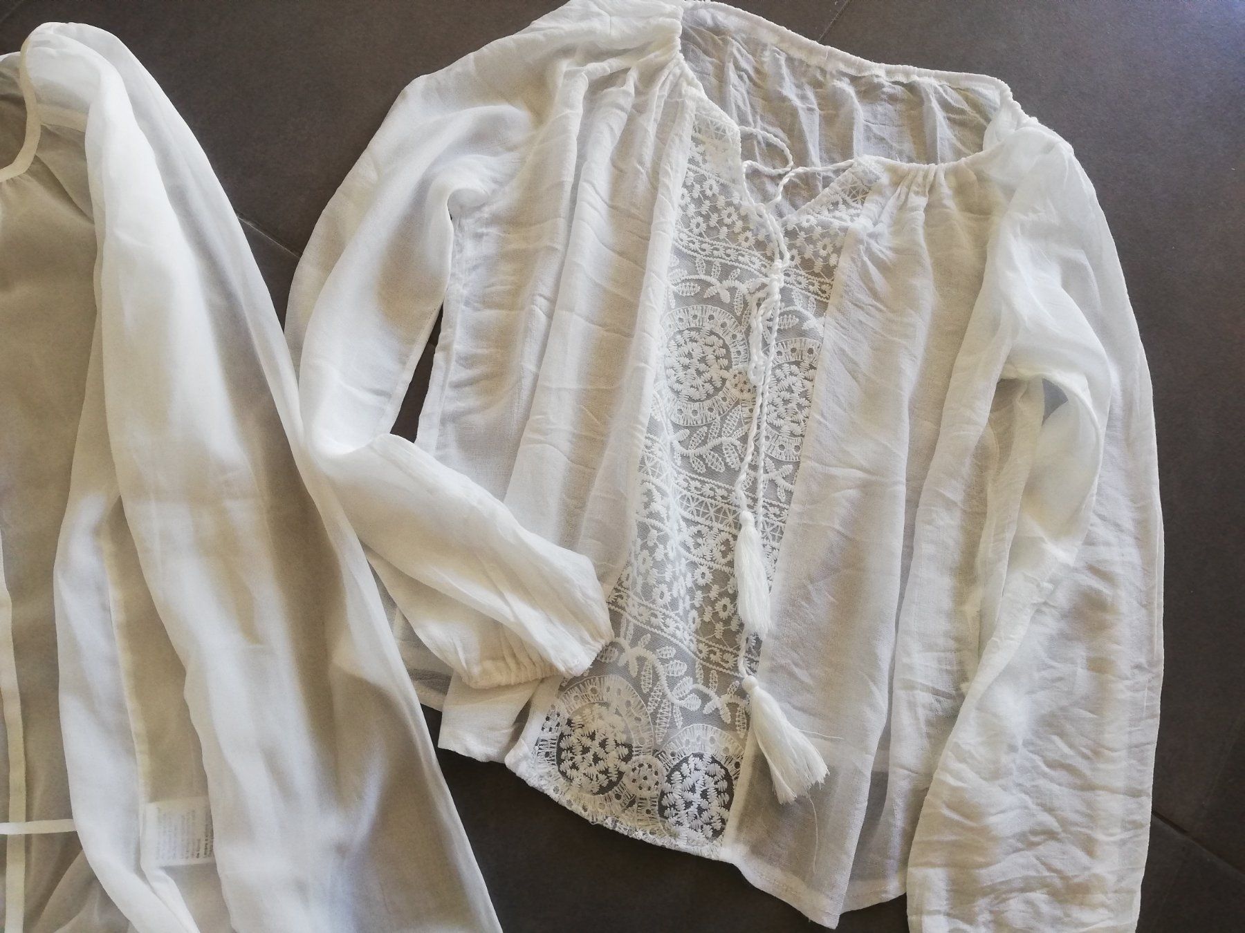Camicette: Leichte Blusen Weiss Gr S-M – Usato da Untersiggenthal venduto da Marlen59 1