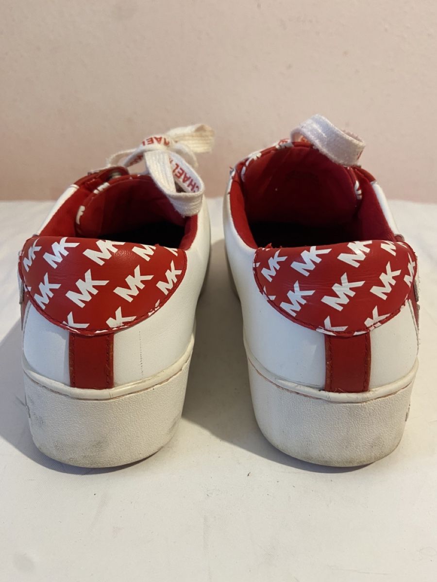 Michael Kors Scarpe da donna: Baskets blanches et rouges Michael Kors – Usato da Chêne-Bougeries venduto da sor_9rzp 6