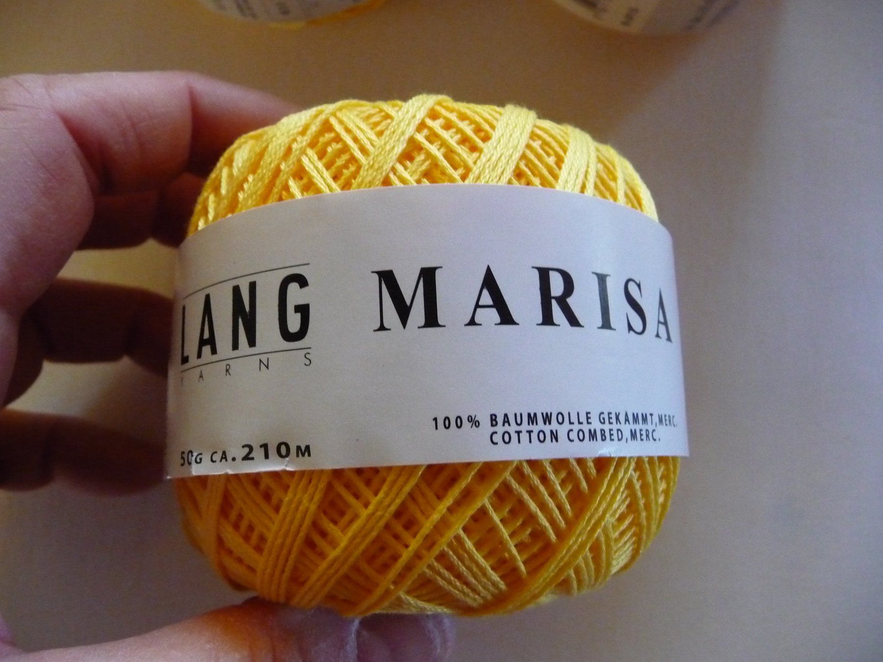 Lang Yarns Lana: 6 Knäuel Marisa Baumwolle – Nuovo (secondo la descrizione) da Kirchberg BE venduto da lavendel02 1