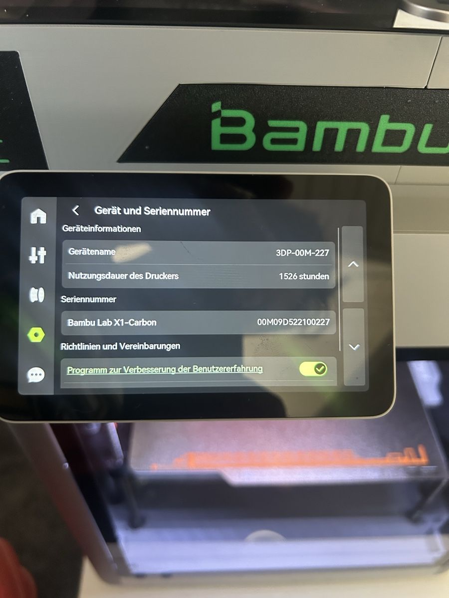Bambu Lab 3D Drucker: Bambu Lab X1-Carbon 3D Drucker mit AMS – Gebraucht aus Istighofen von holdi1986 3