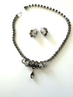 Art- Deco Collier von WEISS mit Ohrclips