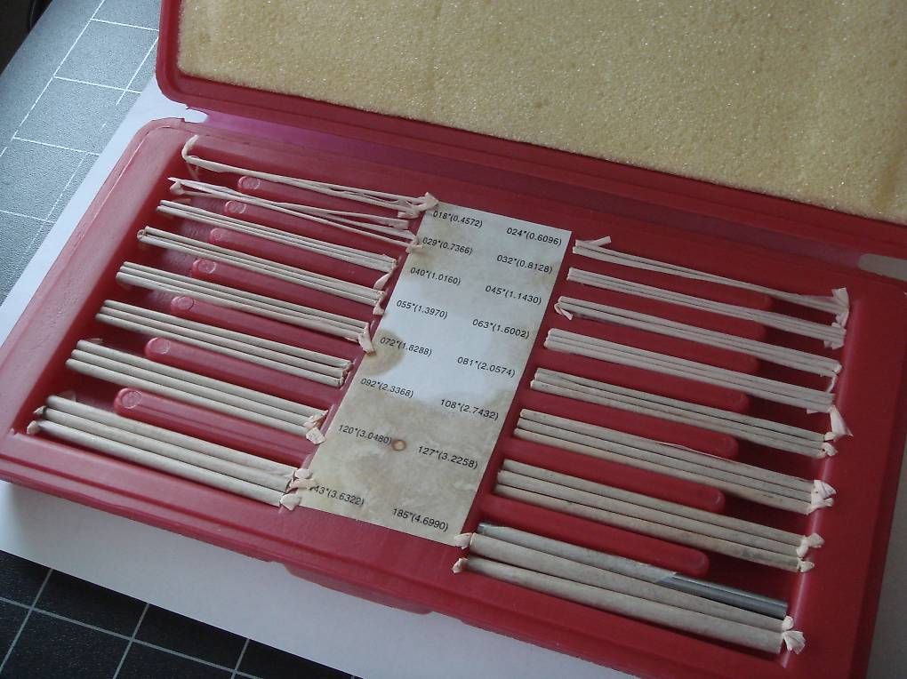 Tutti gli attrezzi: Gewinde Messstift Satz, 48 Teilig MIB – Usato da Walzenhausen venduto da nobelsales