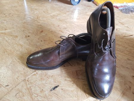 Vintage Bally Herren Halbschuhe Nov AIr Gr. 10