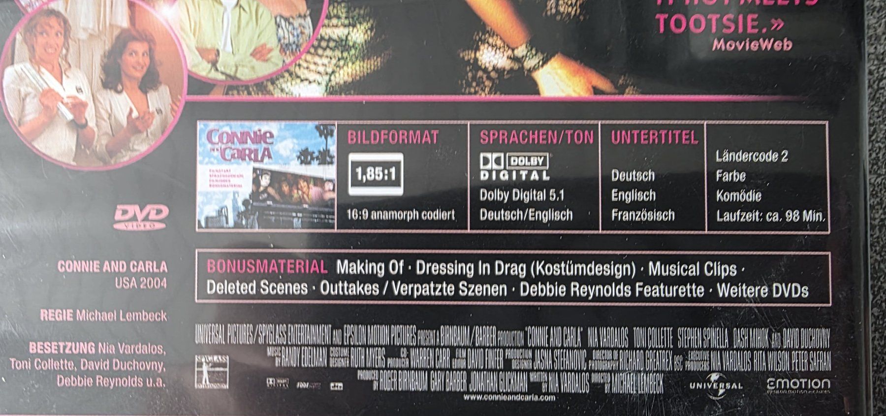 Alle DVDs: DVD Connie and Carla – Gebraucht aus Oetwil am See von fineli2 1