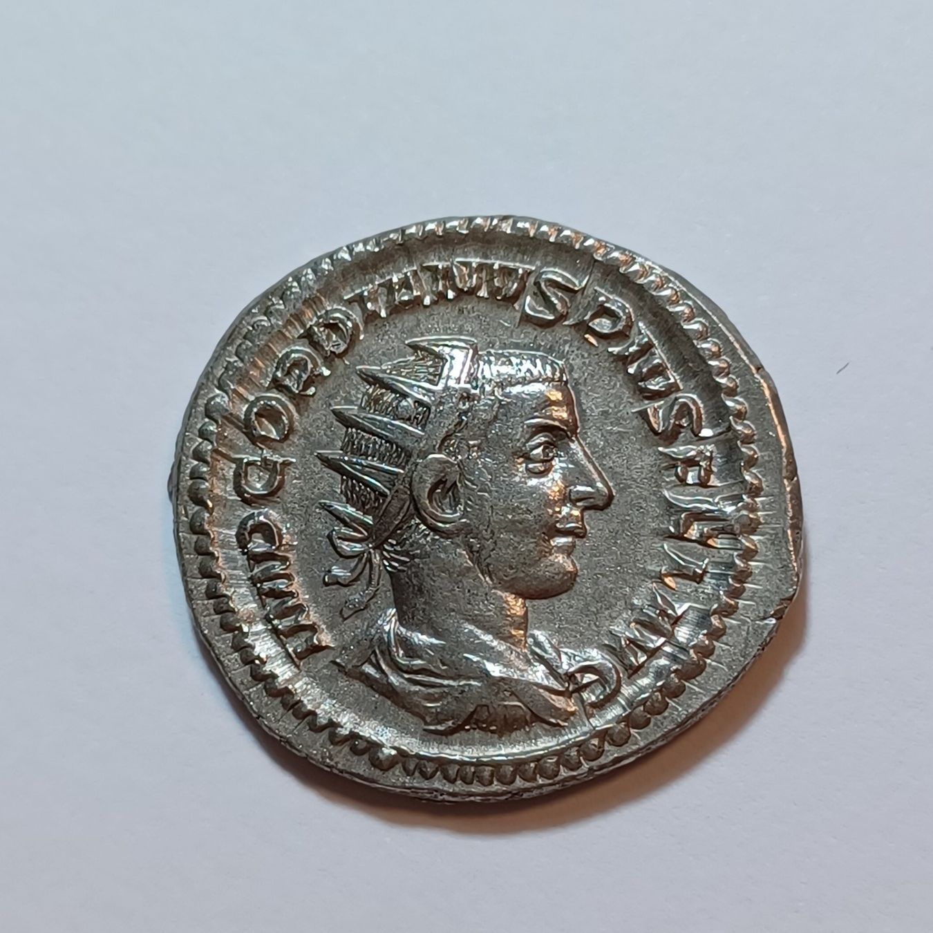 Alle Münzen: Antoninianus Gordian III. 238-244 Römisches Reich – Gebraucht aus Pfäffikon ZH von Antike_Muenzen