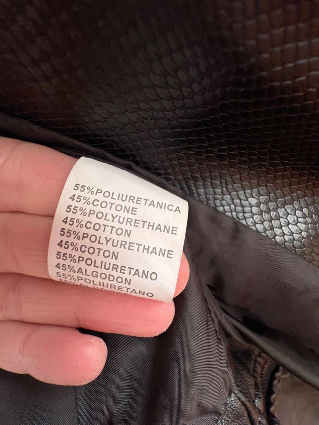 Giacche: Schwarze Kunstlederjacke – Usato da Lausanne venduto da kasiabkasiab 4