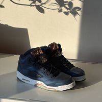 Jordan 5 Blau Bronze