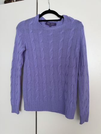 Ralph Lauren Kaschmir Pullover lila Grösse S
